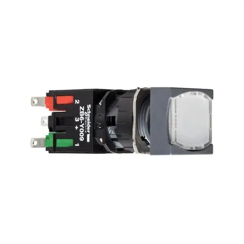 PULSADOR LUMINOSO 16 RASANTE ENGANCHE 1 NA/CC BLANCO Marca Reconocida