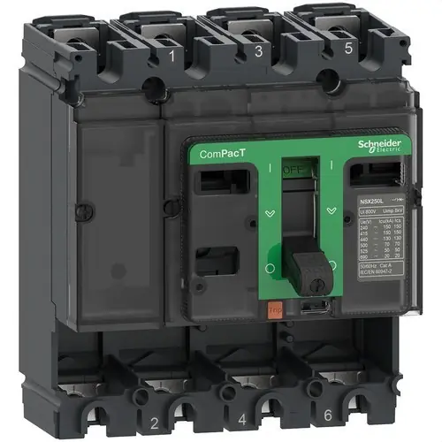 Devolución Gratuita BLOQUE DE CORTE NSX160N 50kA AC 4P 160A