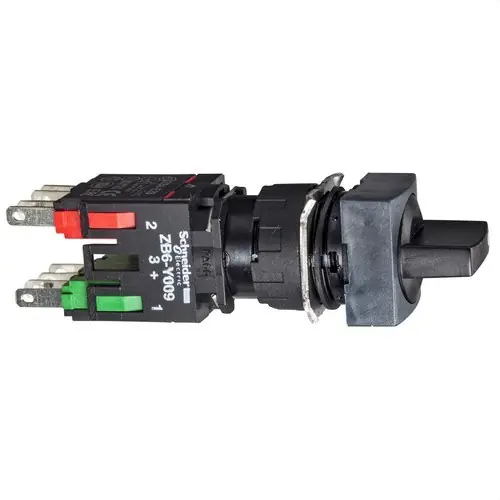 SELECTOR DIÁMETRO 16 MANETA NEGRO 1 NA/NC 2 FIJAS CUADRADA Comprar En Línea