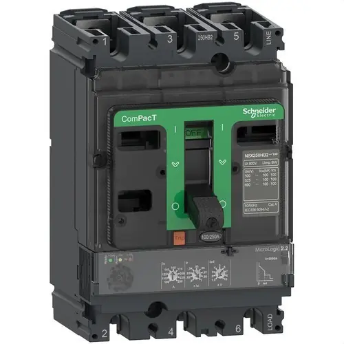 Certificado BLOQUE DE CORTE NSX100F 36kA AC 3P3R 100A 2.2