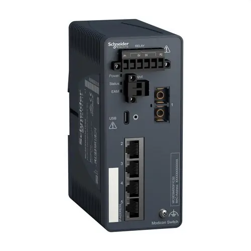 Promoción CONMUTADOR ETHERNET TCP/IP 4x10/100BASE-TX RJ45+1x100 BASE-FX (MONOMODO)