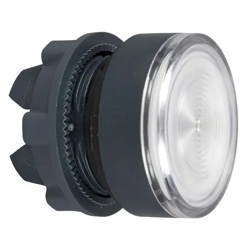 Compra Ahora CABEZA PULSADOR LUMINOSO ZB5 LENTE RANURADA BLANCO LED