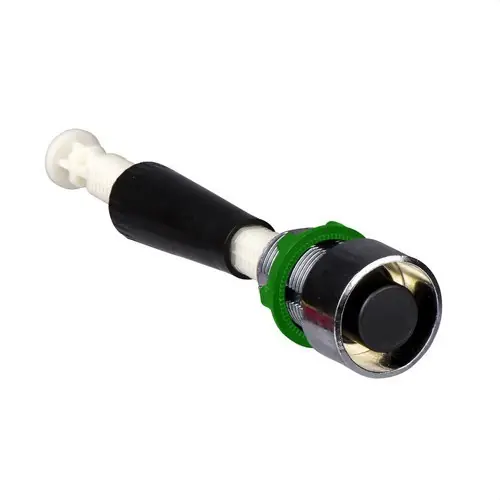 PULSADOR RASANTE DIÁMETRO 22 REARME 130-257 NEGRO EMBELLECEDOR METÁLICO Stock Limitado