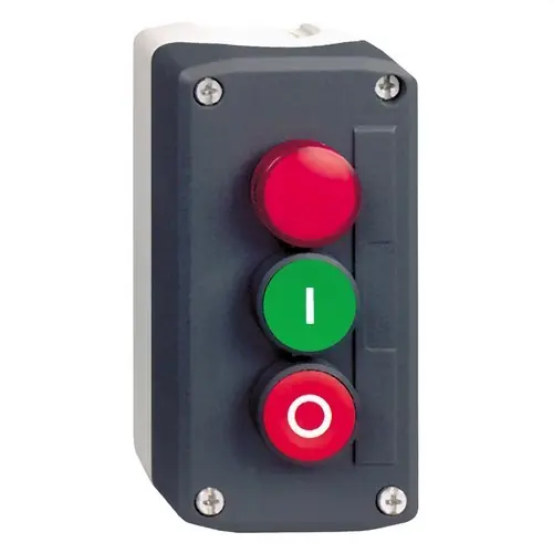 Promoción CAJA 2 PULSADORES 1 PILOTO CON LED 120V