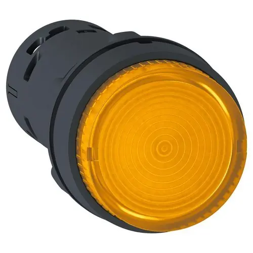 Alta Calidad PULSADOR LUMINOSO LED IMPULSOR NARANJA CA 24V
