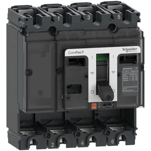 Marca Reconocida BLOQUE DE CORTE NSX160F 36kA DC 4P 160A