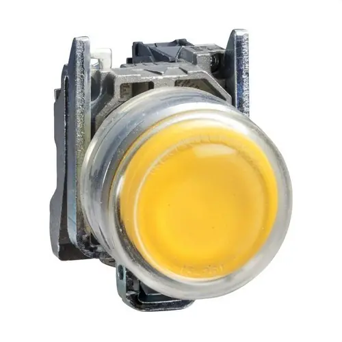 Novedad PULSADOR SILICONA AMARILLO 24V AC/DC AUTOEXTINGUIBLE