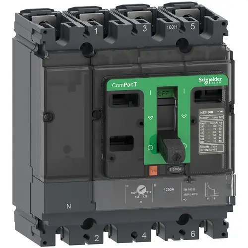Económico BLOQUE DE CORTE NSX160H 70kA AC 4P3R 125A TMD