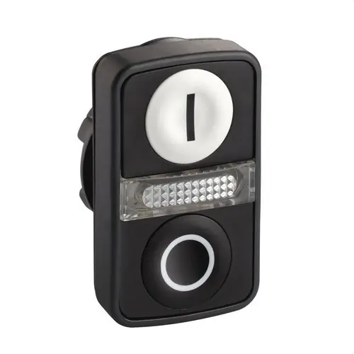 Precio De Fábrica CABEZA PULSADOR DOBLE PLÁSTICO NEGRO / BLANCO-I / BLANCO / negro-0