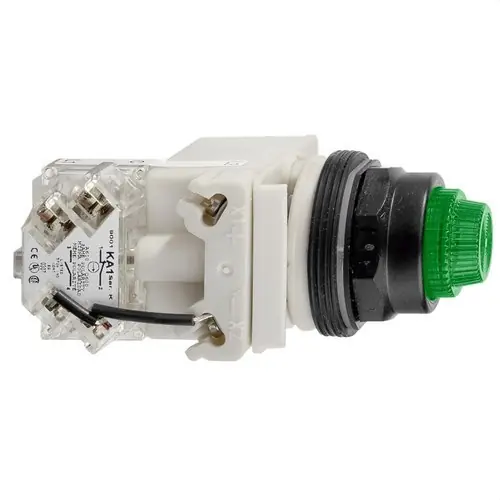 Más Vendido PULSADOR LUMINOSO PUSH TO TEST VERDE LED 120V 1 NA