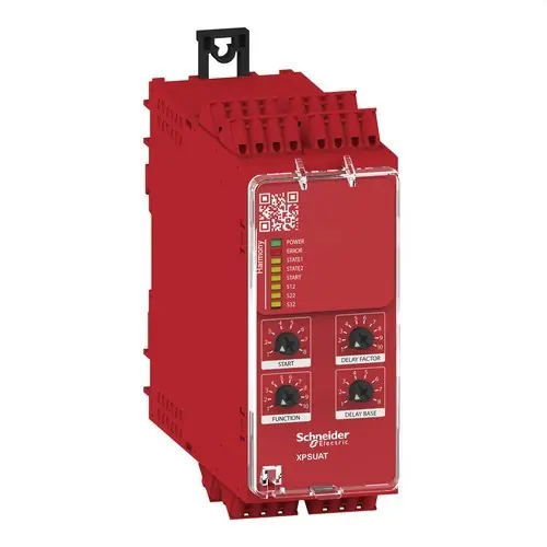 MÓDULO DE SEGURIDAD UAT Cat.4 24V RESORTE Entrega Rápida