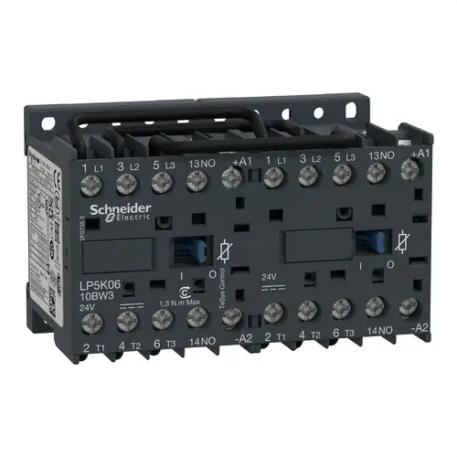 MINICONTACTOR INVERSOR 6A 3P 24V CC BAJO CONSUMO Descuento