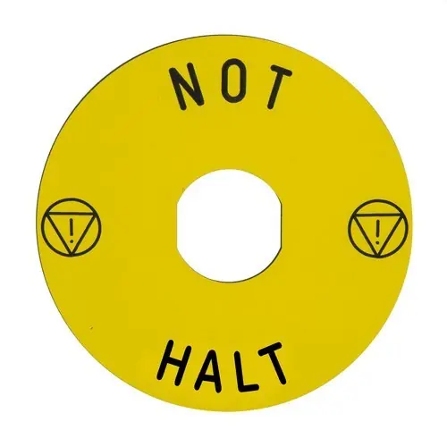 ETIQUETA "NOT-AUS" 90mm Precio Rebajado