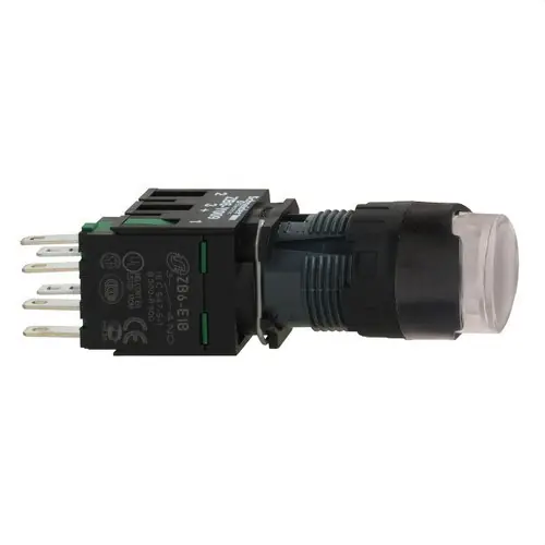 PULSADOR LUMINOSO 16 RASANTE IMPULSOR 1 NA BLANCO REDONDO Más Vendido
