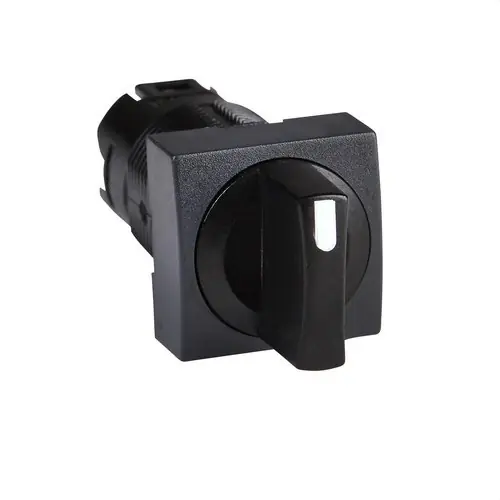 CABEZA SELECTOR DIÁMETRO 16 MANETA NEGRA 2 FIJAS RECTANGULAR Envío Inmediato