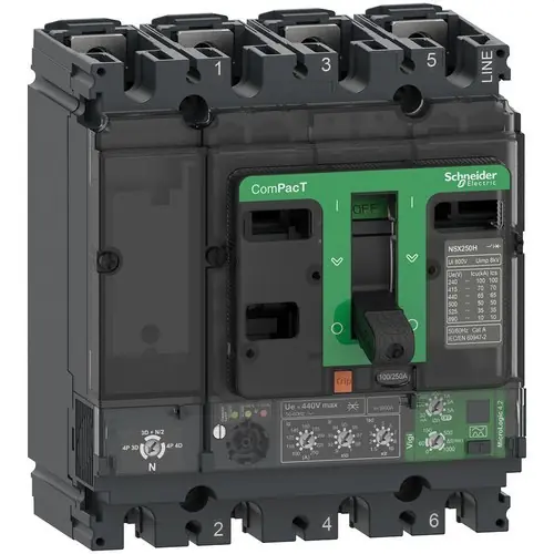 Disponible Ahora BLOQUE DE CORTE NSX160N 50kA AC 4P4R 100A 4.2