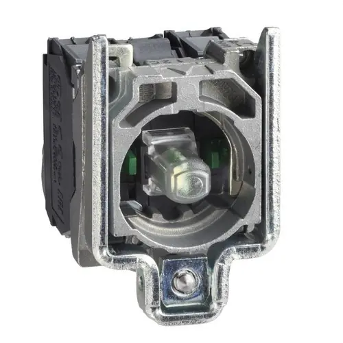 CUERPO DIÁMETRO 22mm 230-240V 2 NA CON LED BLANCO TORNILLO EMBELLECEDOR METÁLICO Devolución Gratuita