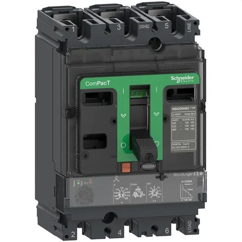BLOQUE DE CORTE NSX100H 70kA AC 3P3R 25A 2.2M Comprar En Línea