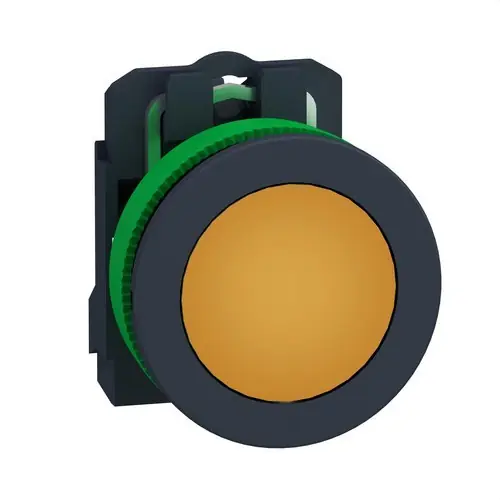 PULSADOR LUMINOSO XB5 MONTAJE ENRASADO NARANJA 110-120V Novedad