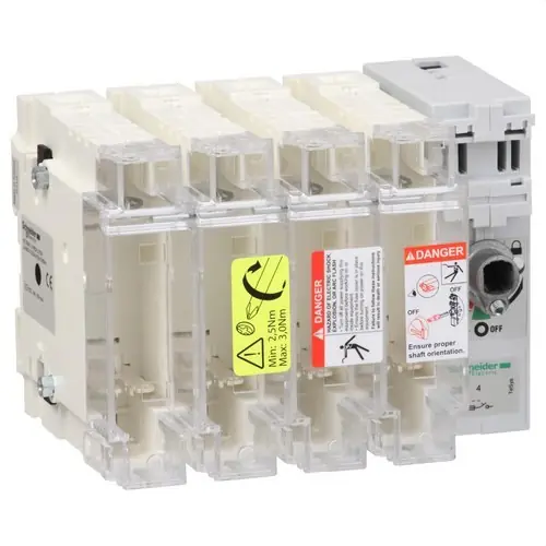 Stock Limitado INTERRUPTOR SECCIONABLE FUSIBLE 4x63A 00C