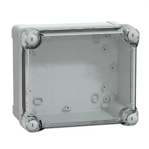 Marca Reconocida CAJA INDUSTRIAL ABS 193x164x107 TAPA TRANSPARENTE