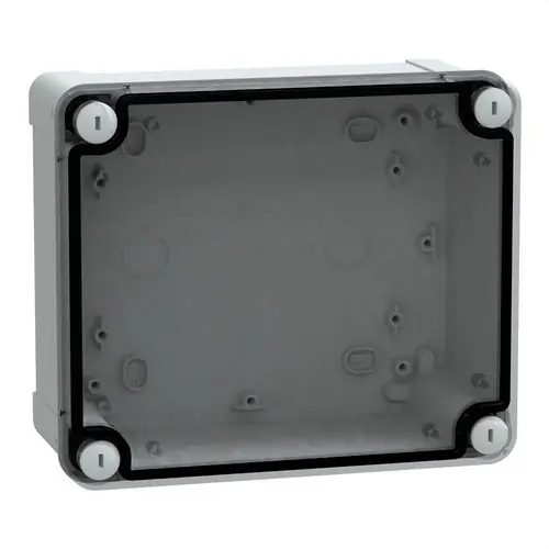 CAJA INDUSTRIAL ABS 193x164x87 TAPA TRANSPARENTE Súper Precio