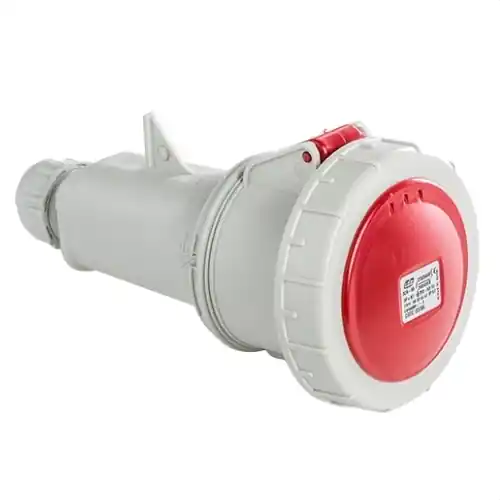 BASE AÉREA ESTANCA IP67 3 POLOS + NEUTRO + TOMA TIERRA 380V 32A 6h DE COLOR ROJO Ordenar Ahora Mismo