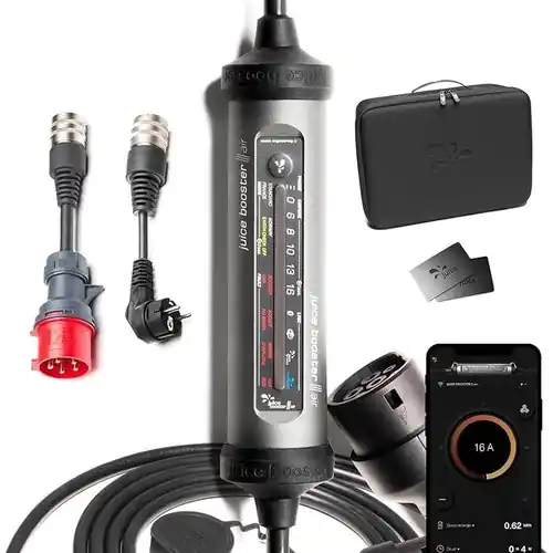 Económico JUICE BOOSTER 3 AIR Basic Set – estación portátil 11 kW para Europa