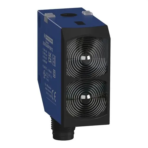 Compra Hoy SENSOR FOTOELÉCTRICO XUK8, BGS, LUZ AZUL, SN 1200mm, PNP, CONECTOR M12
