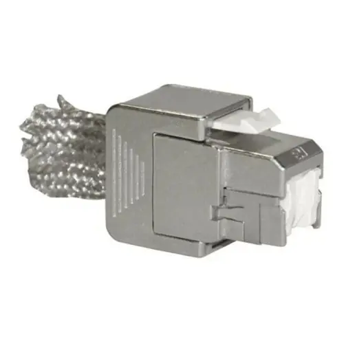 Corning CAT6A FTP Conector Hembra Metálico – Keystone categoría 6A apantallado para panel Precio De Fábrica