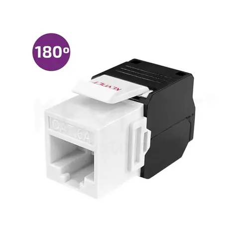 Entrega Rápida Corning CAT6A UTP Conector Hembra Blanco – Keystone categoría 6A