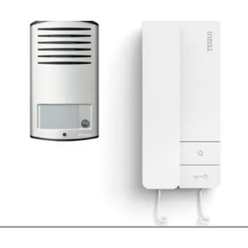 KIT AUDIO 1 VIVIENDA 2 HILOS, PLACA LÍNEA 2000 Y UN TELÉFONO SERIE 8 Solo Por Tiempo Limitado