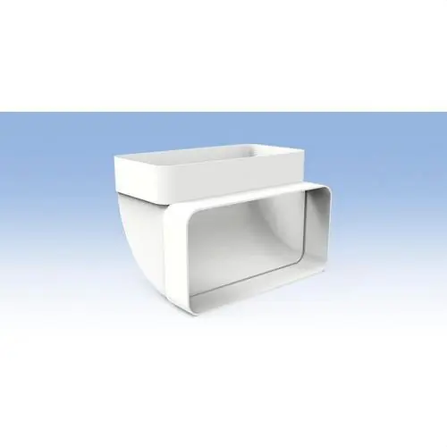 Comprar En Línea CODO 90° RECTANGULAR VERTICAL 147x70mm