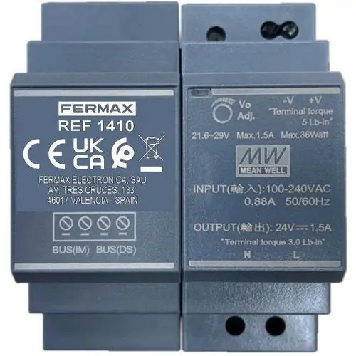ALIMENTADOR KIT WAY DIN4 24VDC-1,5A Precio Bajo