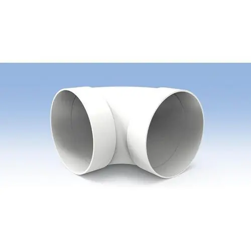 CODO 90° REDONDO ø100mm Disponible Ahora