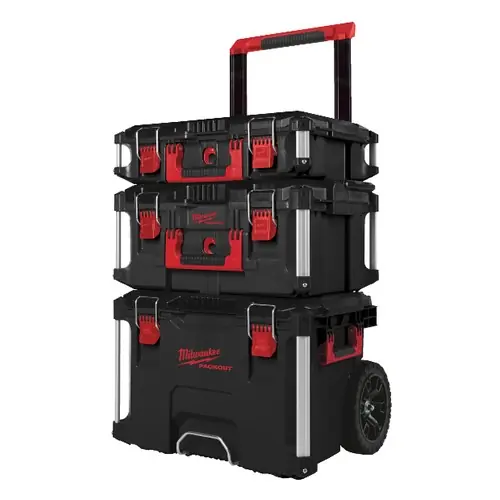 Set Milwaukee PACKOUT: Baúl + 2 Maletas de Alta Resistencia Favorito De Clientes