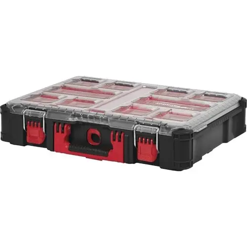 Milwaukee Packout™ Organizador Compacto – Tapa Transparente y Compartimentos Entrega Rápida