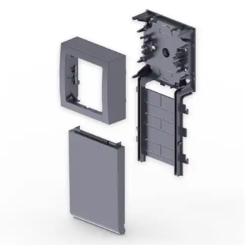 Bestseller ADAPTADOR PARA 1 MECANISMO SIMON 73 LOFT U24X PVC ALUMINIO