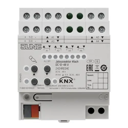 Ordena Ya ACTUADOR PERSIANA KNX 4 CANALES DC 12-48V
