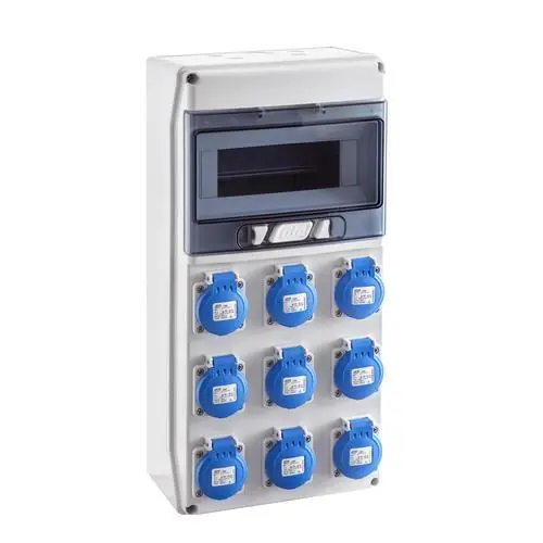 CENTRAL 8 MÓDULOS CS9PT 9 BASES 2 POLOS + TOMA TIERRA 16A Oferta Flash