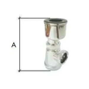 Oferta Limitada SIFÓN BOTELLA CORTO C-38-C DIÁMETRO 1.1/2"-40 CON ADAPTADOR PARA URINARIO CROMO
