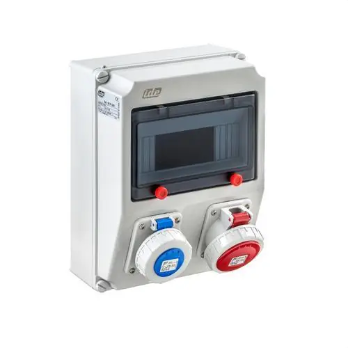 COFRET IP67 9 MÓDULOS 1-3P+tierra 16A 1-2P+toma TIERRA 16A Súper Precio