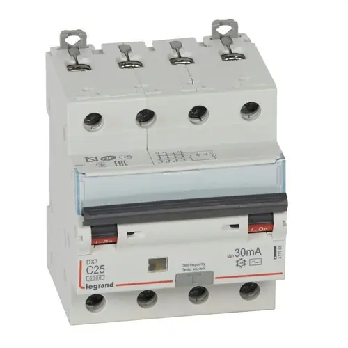 Oferta Especial MAGNETOTÉRMICO DIFERENCIAL DX3 4P 30mA C25