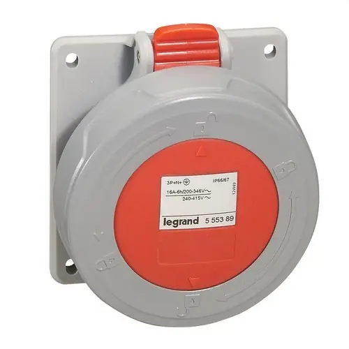 BASE CUADRADA 16A 3P + TT 415V IP67 Devolución Gratuita