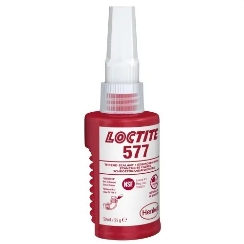Disponible Ahora SELLADOR ROSCA LOCTITE 577 USO GENERAL 50ml FUELLE