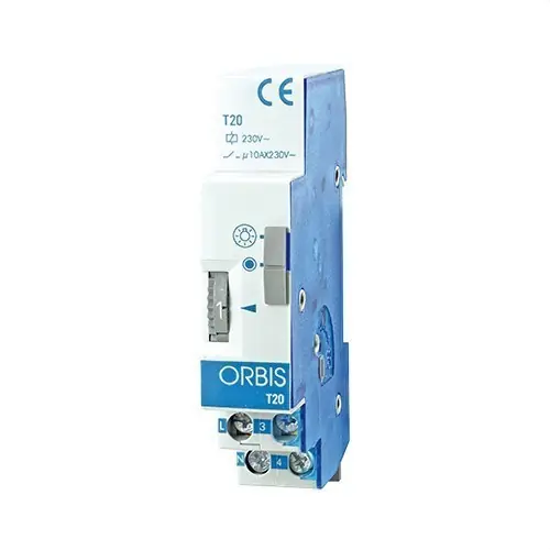 AUTOMÁTICO ESCALERA MODULAR T-20 230V RAIL DIN 45 SEG A 7 MIN Descuento