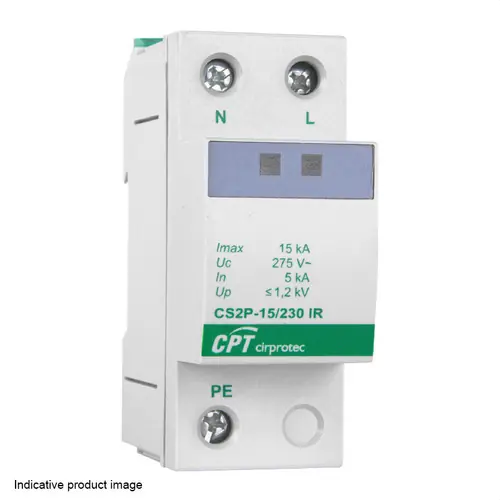 PROTECTOR BIPOLAR tipo-2 MODO COMÚN 15kA 230V Stock Limitado