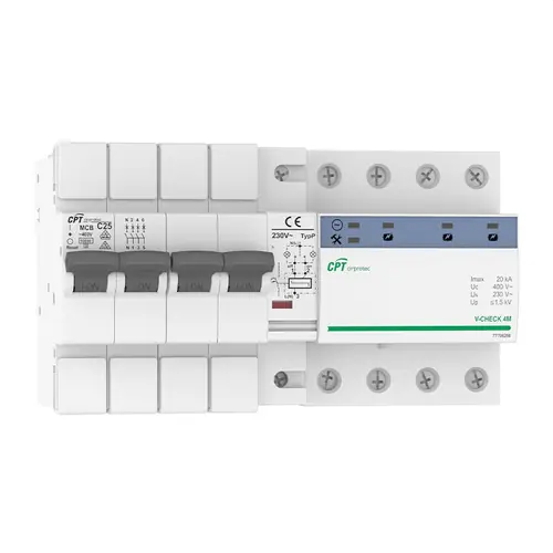 PROTECTOR CONTRA SBT.COMBI.V-CHECK 4MR-25 230/400V 3P+N CV.C IGA 25A 2 20kA Compra Hoy