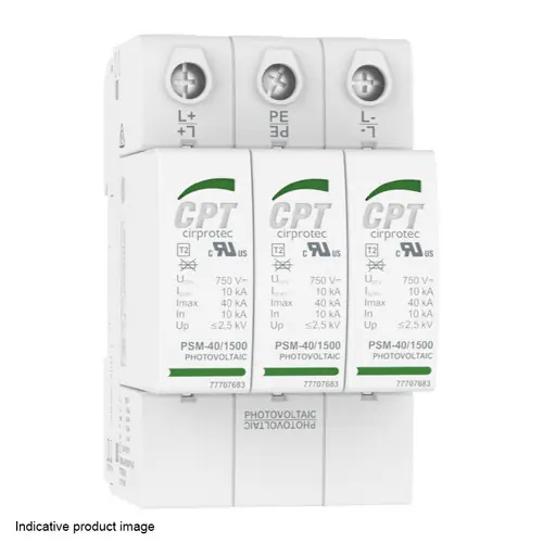 Imprescindible (Must-Have) PROTECTOR SOBRETENSIÓN TRANSITORIA PSM3-40/1000 PV