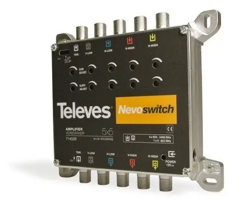 Pago Seguro AMPLIFICADOR NEVOSWITCH 5x5 F G27/25dB Vs115